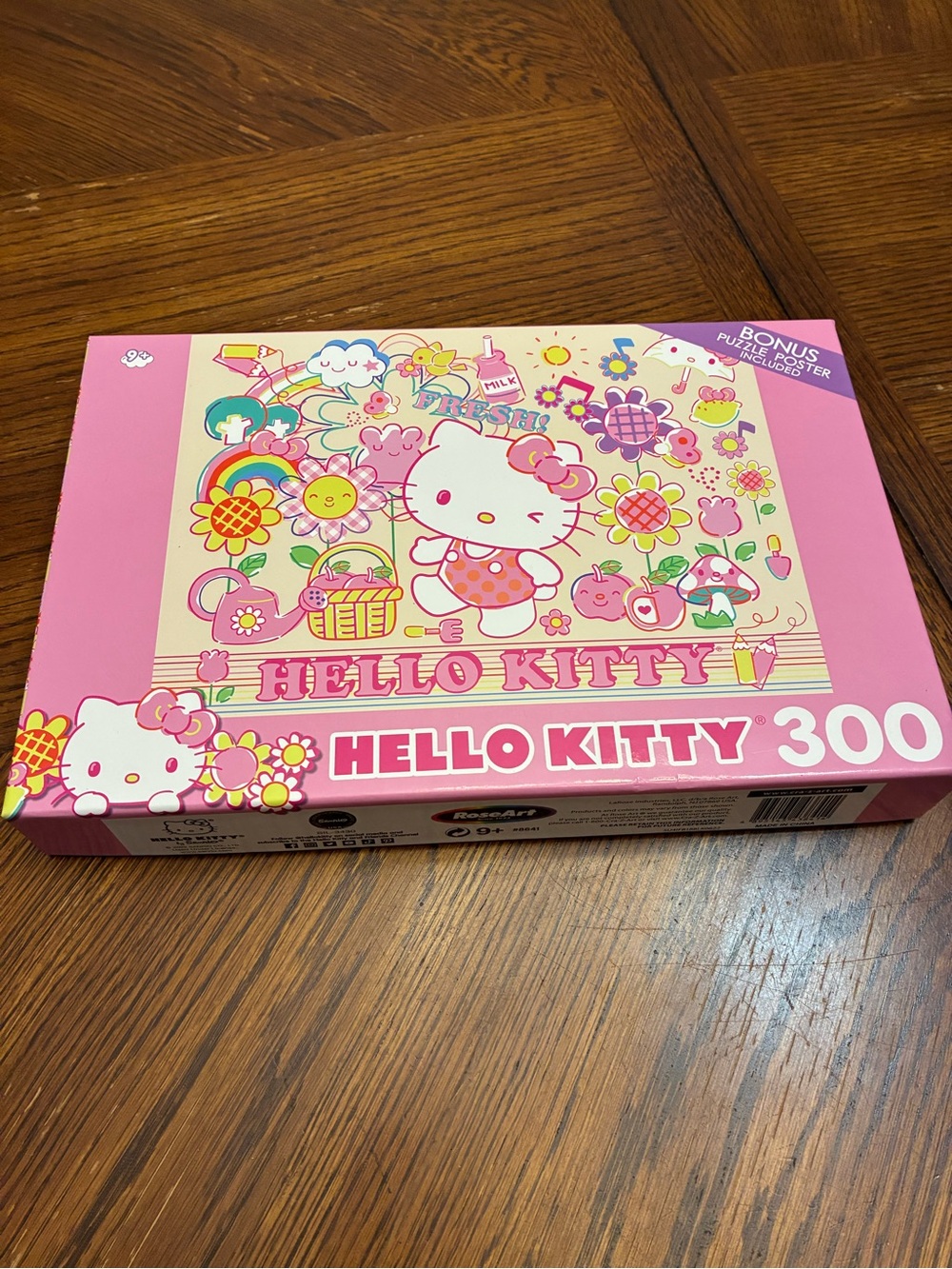 Hello Kitty Pink Floral 300-Piece Puzzle